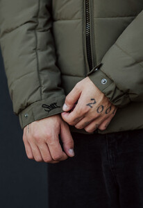 Фото - Зимняя куртка цвета хаки Staff kob khaki - Men box
