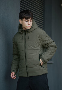 Фото - Зимняя куртка цвета хаки Staff kob khaki - Men box