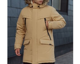 Фото - Зимняя парка бежевого цвета Staff atrk beige - Men box