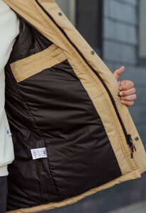 Фото - Зимова парка бежевого кольору Staff atrk beige - Men box