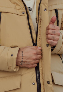 Фото - Зимова парка бежевого кольору Staff atrk beige - Men box