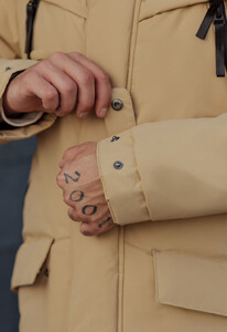 Фото - Зимова парка бежевого кольору Staff atrk beige - Men box