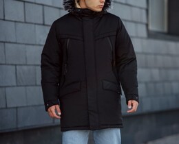 Фото - Зимняя парка для мужчин Staff atrk black - Men box