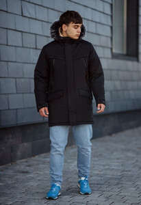 Фото - Зимняя парка для мужчин Staff atrk black - Men box