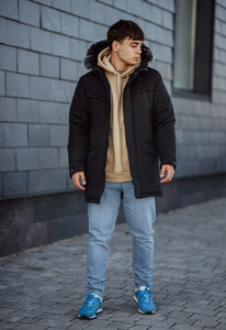 Фото - Зимняя парка для мужчин Staff atrk black - Men box