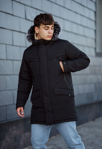 Фото - Зимняя парка для мужчин Staff atrk black - Men box