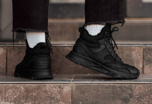 Фото - Зимові кросівки чорного кольору Staff black - Men box
