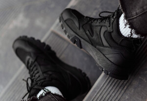 Фото - Зимові кросівки чорного кольору Staff black - Men box