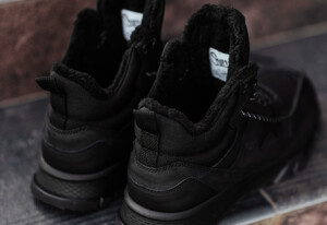 Фото - Зимові кросівки чорного кольору Staff black - Men box