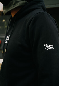 Фото - Черное патриотическое худи Staff x Стугна Десант fleece - Men box