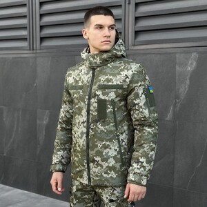 Фото - Зимняя пиксельная куртка Pobedov Winter Jacket Motive - Men box