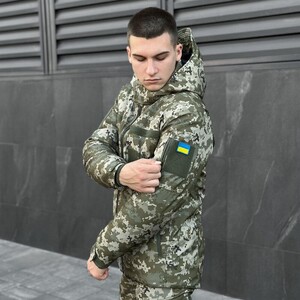 Фото - Зимняя пиксельная куртка Pobedov Winter Jacket Motive - Men box