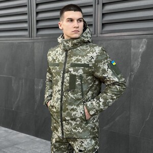 Фото - Зимняя пиксельная куртка Pobedov Winter Jacket Motive - Men box