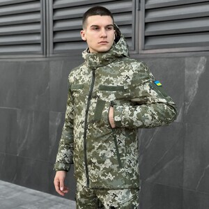 Фото - Зимняя пиксельная куртка Pobedov Winter Jacket Motive - Men box