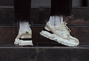 Фото - Мужские бежевые кроссовки Staff beige - Men box