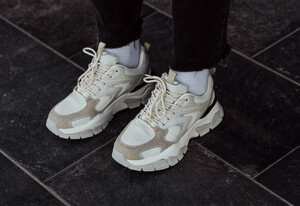 Фото - Мужские бежевые кроссовки Staff beige - Men box