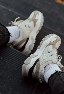 Фото - Мужские бежевые кроссовки Staff beige - Men box