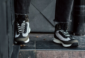 Фото - Повседневные зимние кроссовки Staff gray & khaki - Men box