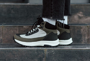 Фото - Повседневные зимние кроссовки Staff gray & khaki - Men box