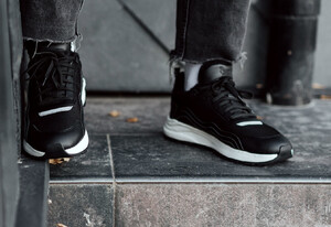 Фото - Зимние мужские кроссовки Staff black (мех) - Men box