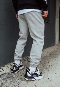 Фото - Теплые спортивные штаны Staff gray melange fleece - Men box