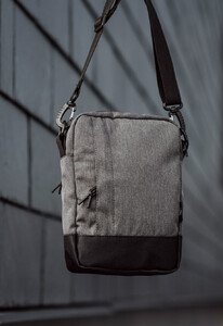 Фото - Повседневная барсетка серого цвета Staff gray - Men box