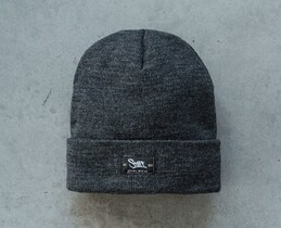 Фото - Шапка чоловіча графітного кольору Staff graphite basic logo - Men box
