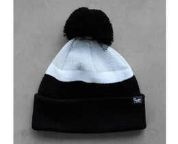 Фото - Трехцветная зимняя шапка Staff black & white & gray - Men box
