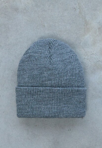 Фото - Демісезонна сіра базова шапка Staff gray basic2 - Men box