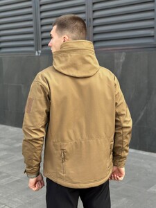 Фото - Демисезонная мужская куртка Pobedov Fearless. Цвет: койот - Men box
