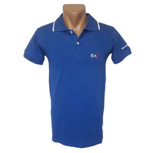 Фото - Мужская футболка Sport Line из хлопка синего цвета - Men box