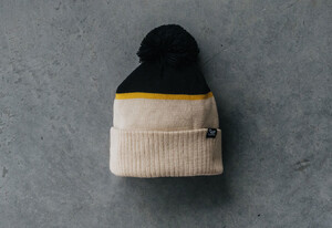 Фото - Тепла чоловіча шапка Staff beige & black - Men box