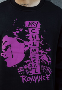 Фото - Світшот з фіолетовим принтом Staff romance oversize fleece - Men box