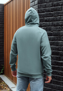 Фото - Худи зимнее Staff turquoise logo oversize fleece - Men box