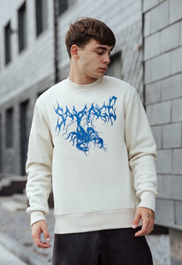 Фото - Світшот молочного кольору Staff savage fleece - Men box