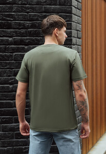 Фото - Футболка кольору хакі Staff khaki logo front - Men box