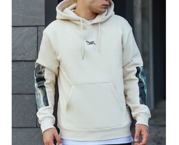 Фото - Худи молочного цвета Staff logo & nature fleece - Men box