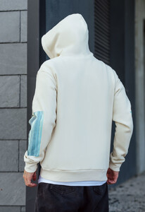 Фото - Худи молочного цвета Staff logo & nature fleece - Men box