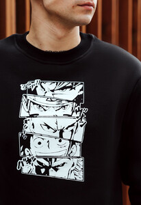 Фото - Світшот з мультиплікаційним принтом Staff comix fleece - Men box