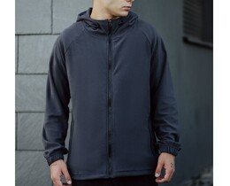 Фото - Флисовое худи серого цвета Staff dark gray zip - Men box