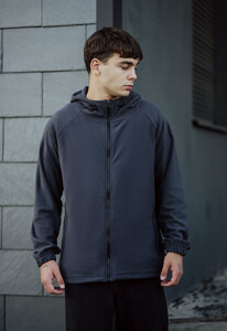 Фото - Флисовое худи серого цвета Staff dark gray zip - Men box