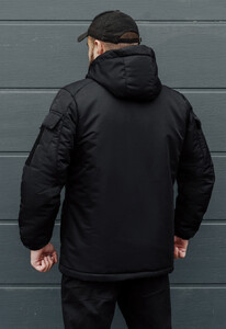 Фото - Мужская зимняя тактическая куртка Staff polk black - Men box