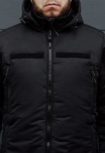 Фото - Мужская зимняя тактическая куртка Staff polk black - Men box