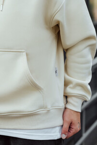 Фото - Базове утеплене худі Staff milk basic oversize fleece - Men box