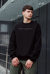 Фото - Зимний оверсайз свитшот Staff independence oversize fleece - Men box