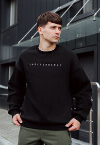 Фото - Зимний оверсайз свитшот Staff independence oversize fleece - Men box