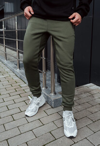 Фото - Спортивные штаны цвета хаки Staff sm khaki fleece - Men box