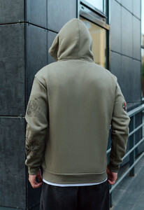 Фото - Худи цвета хаки Staff red eye fleece - Men box