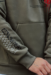 Фото - Худи цвета хаки Staff red eye fleece - Men box