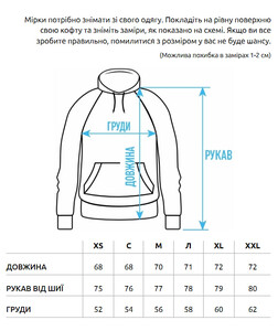 Фото - Теплое голубое худи Staff logo & waves fleece - Men box
